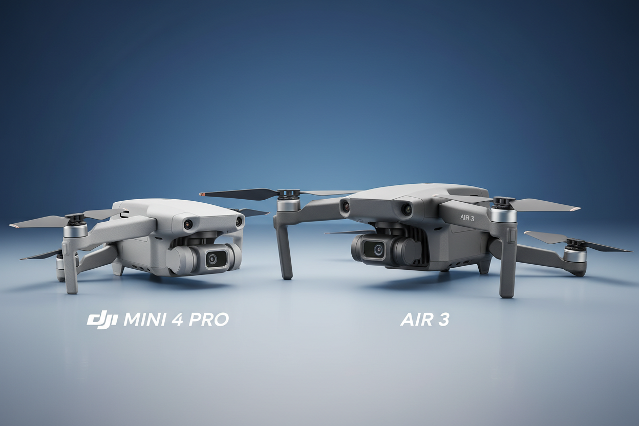 DJI Mini 4 Pro vs Air 3: confronto completo tra i migliori drone DJI
