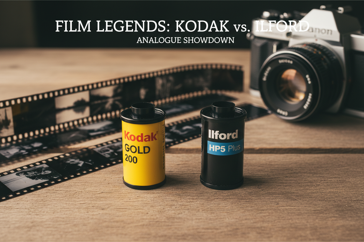 Pellicola Kodak vs Ilford: confronto tra pellicole