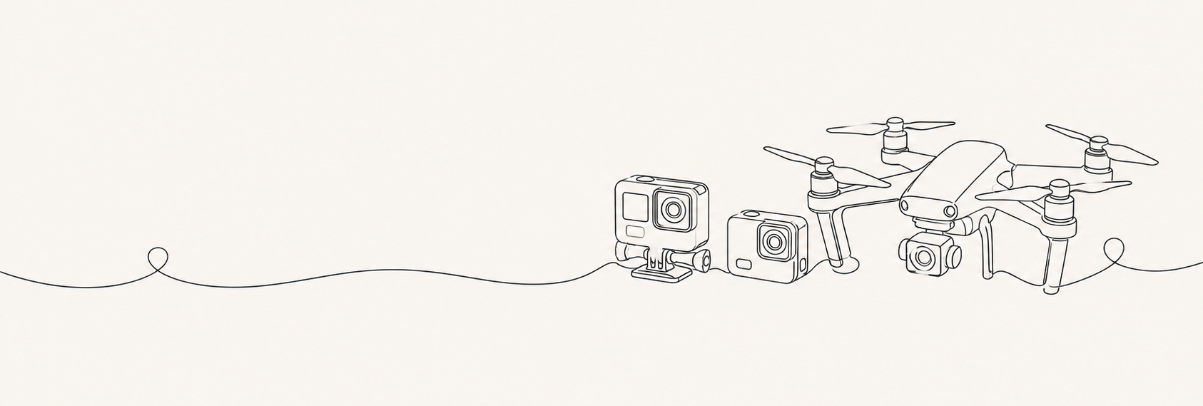 Droni & action cam