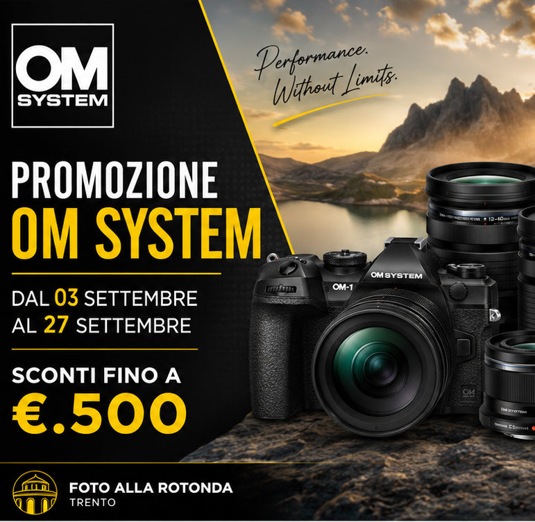 OM System Cash Back settembre
