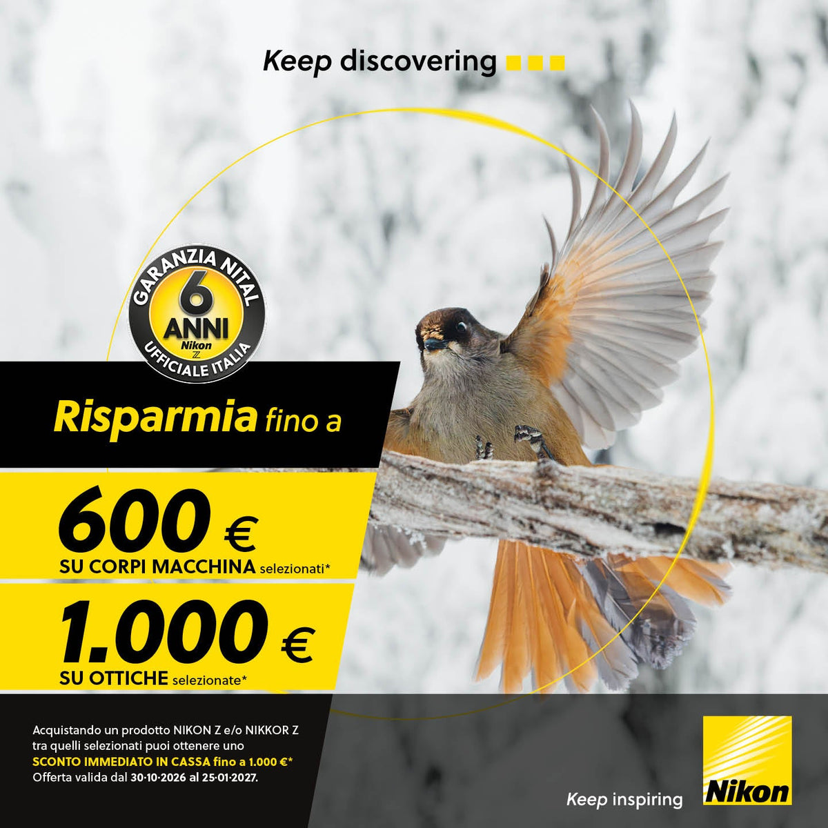 Nikon Sconto in cassa Winter