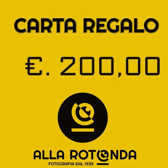 Carta Regalo Alla Rotonda €.200,00