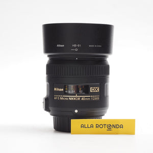Nikon AF-S DX Micro NIKKOR 40mm f/2.8G usato - foto 1