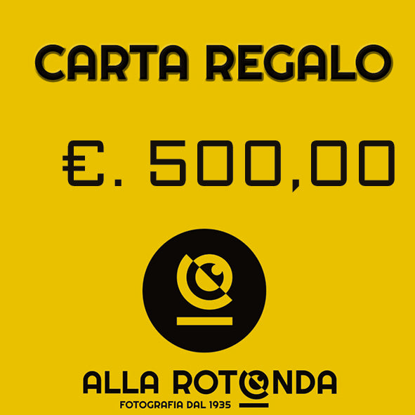 Carta Regalo Alla Rotonda €.500