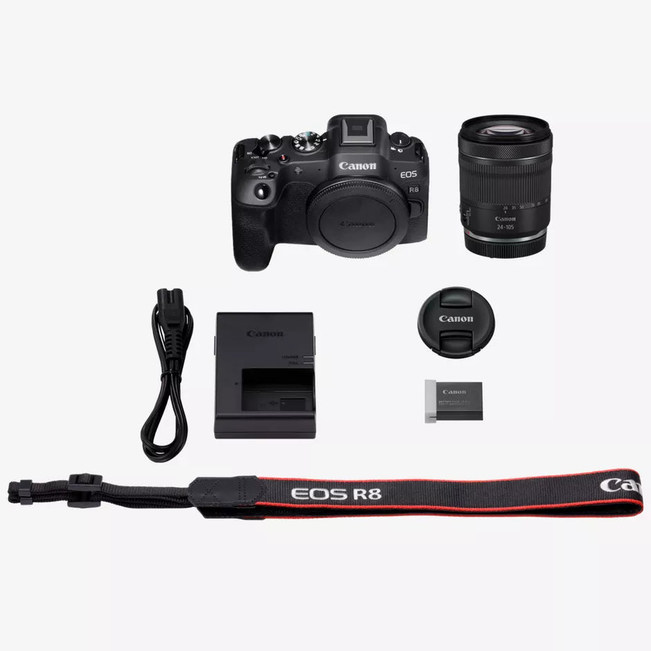 Acheter Appareil photo hybride Canon EOS R8 + objectif RF 24-105mm F4-7 ...