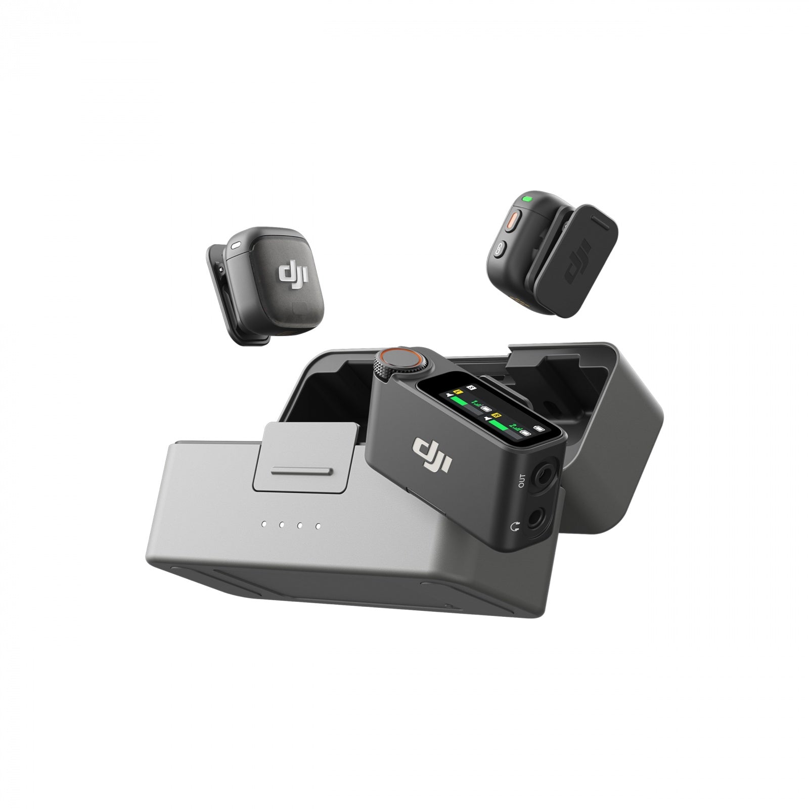 DJI Mic 3 (2 TX + 1 RX + Custodia di ricarica)