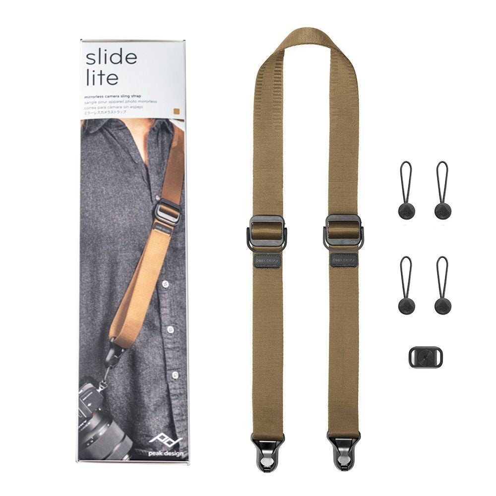 Peak Design Slide Lite Mirrorless Camera Sling Strap (Coyote) SLL-CY-3 ...