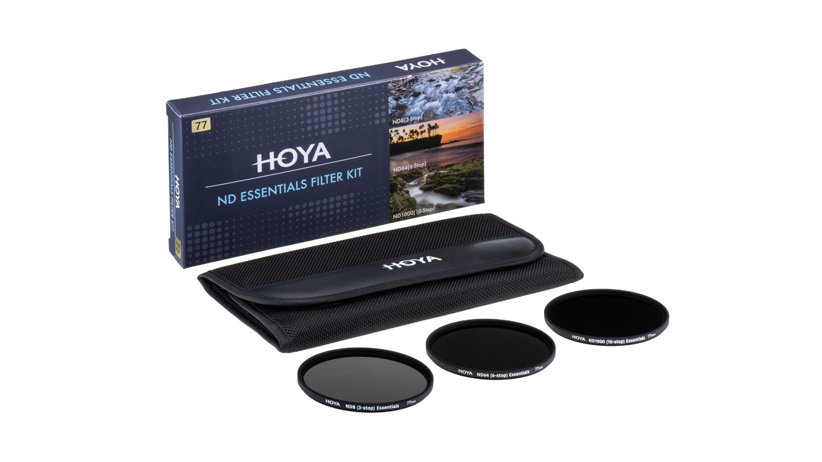 HOYA 62MM ND ESSENTIALS FILTER KIT (8x 64x 1000x)