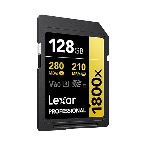 Lexar® Scheda SD Professional 1800x SDXC™ UHS-II Card GOLD Series