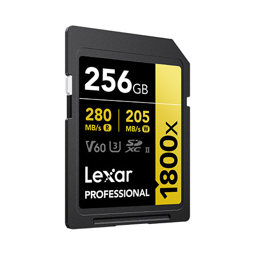 Lexar® Scheda SD Professional 1800x SDXC™ UHS-II Card GOLD Series