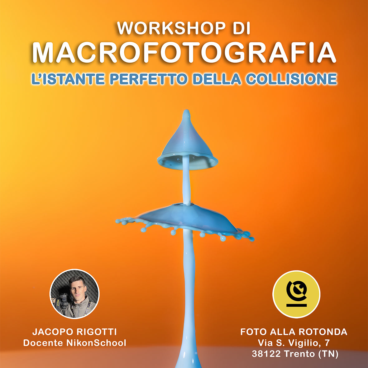Workshop Macro Fotografia: l'istante della collisione sabato 17/10/2026