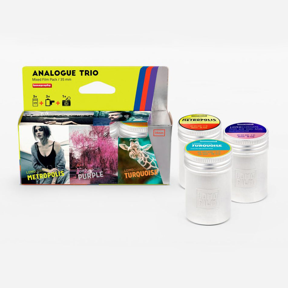 Lomography Analogue Trio - Mix di 3 Pellicole 35mm