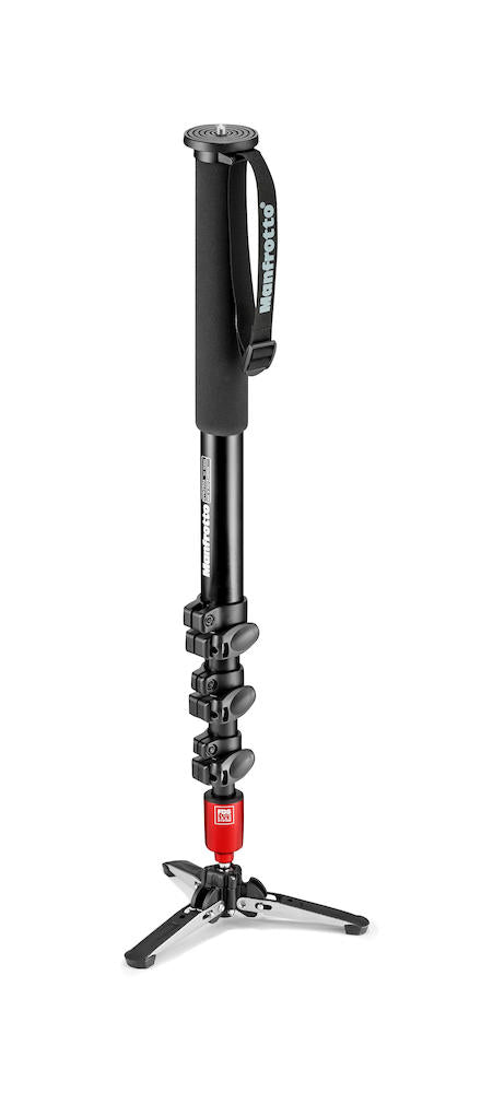 Manfrotto Monopiede a base fluida in alluminio con attacco 3/8