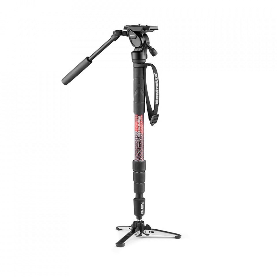 Manfrotto Monopiede kit Video Element MII alluminio con Testa Fluida