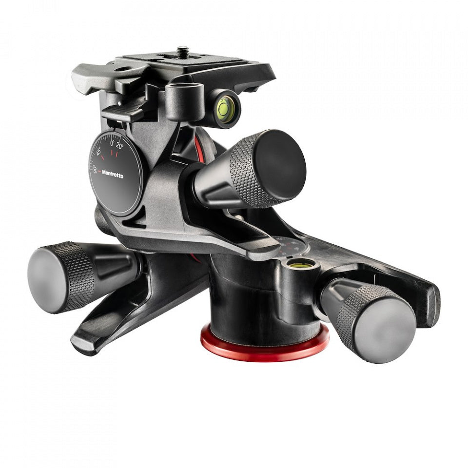 Manfrotto Testa XPRO a tre movimenti con controllo micrometrico