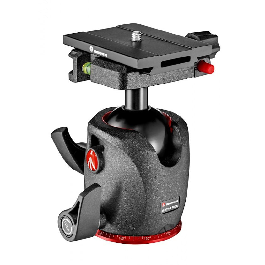 Manfrotto Testa a sfera XPRO con piastra quick release Top Lock