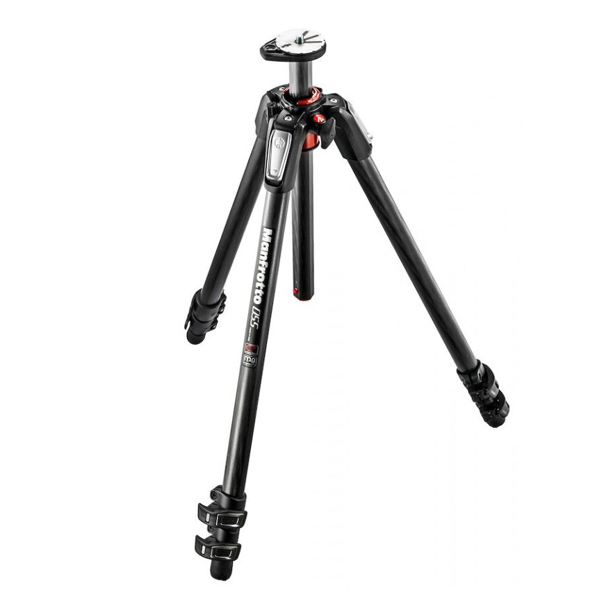 Manfrotto Treppiede 055 a 3 sezioni carbonio