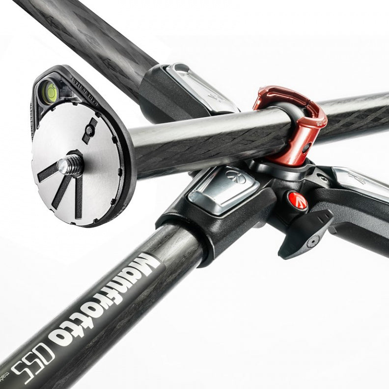Manfrotto Treppiede 055 a 3 sezioni carbonio