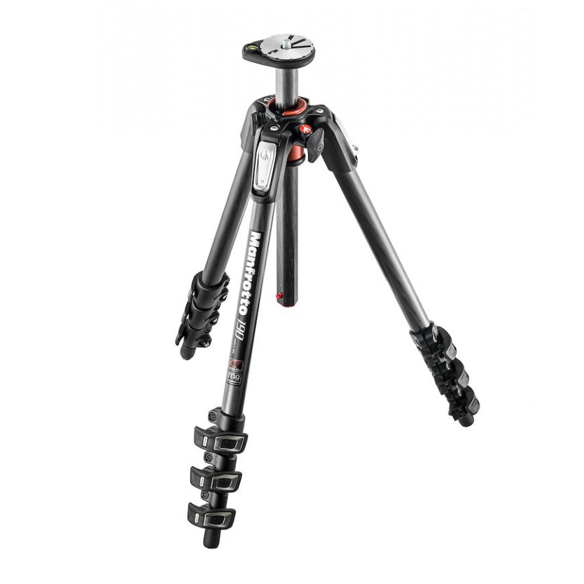 Manfrotto Treppiede serie 190 carbonio 4 sezioni