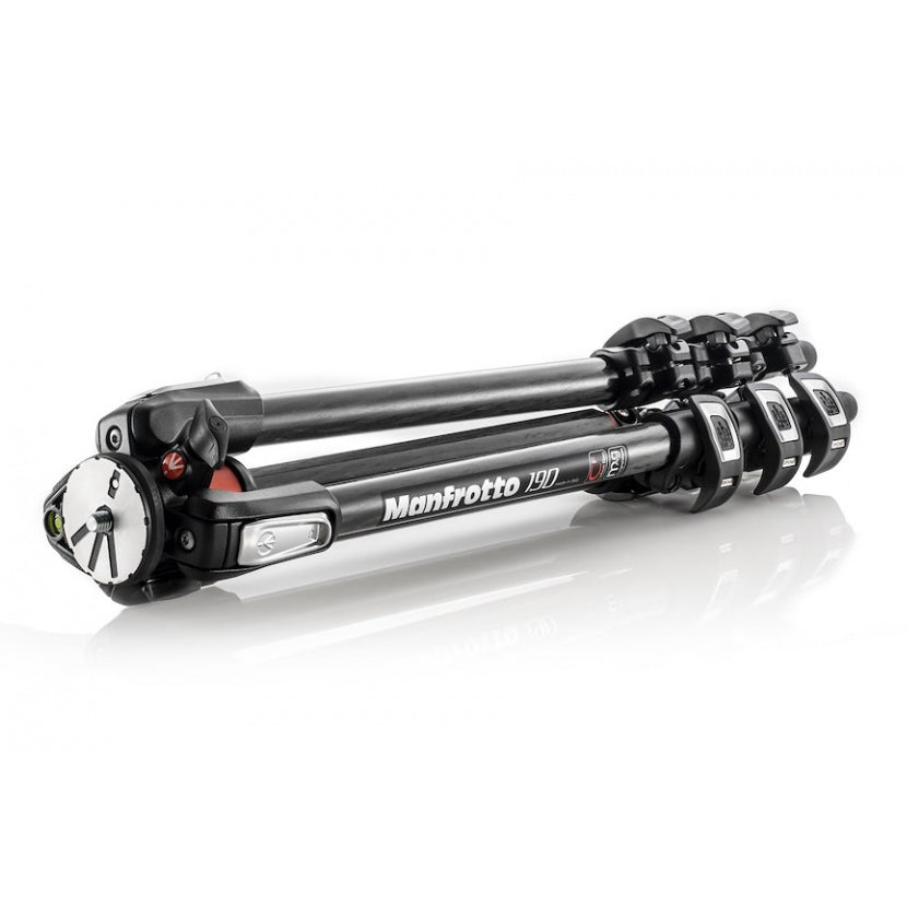 Manfrotto Treppiede serie 190 carbonio 4 sezioni