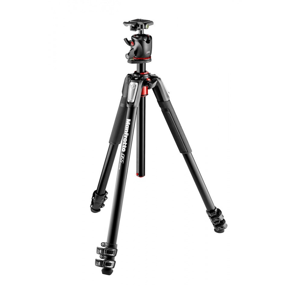 Manfrotto Treppiedi Kit 055 alluminio 3 sezioni con testa a sfera