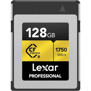 LEXAR CFEXPRESS Type-B 128GB GOLD Hispeed Performance for Filmmakers