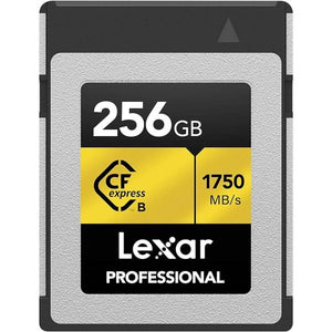 LEXAR CFEXPRESS Type-B 256GB GOLD Hi-Speed Card for Professional
