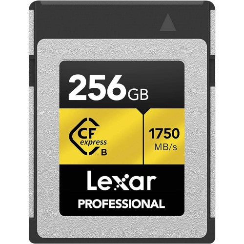 LEXAR CFEXPRESS Type-B 256GB GOLD Hi-Speed Card for Professional