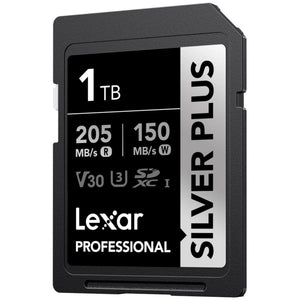 Thẻ nhớ SD Lexar 1TB SILVER PLUS UHS-I V30 205MB/s