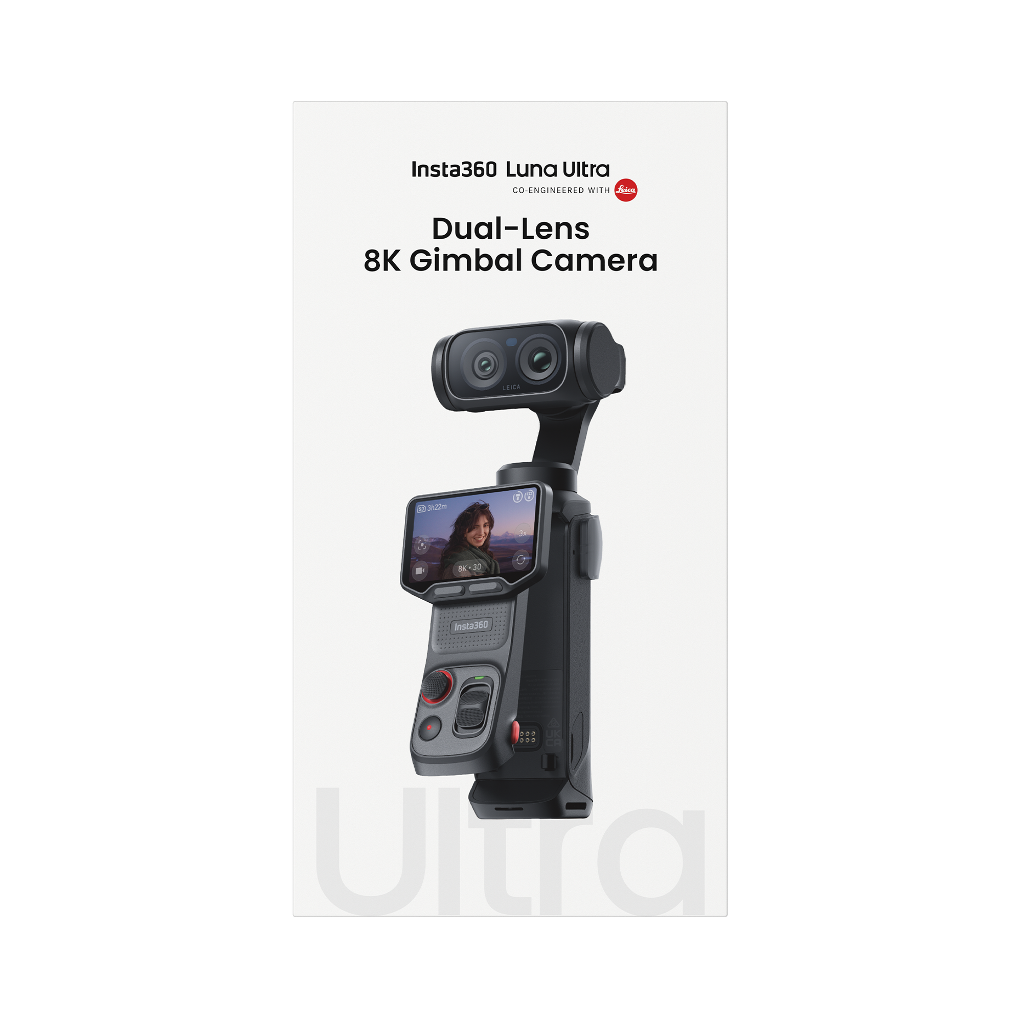Insta360 Luna Ultra 8K Gimbal Camera Standard Bundle - Cosmic Black ...