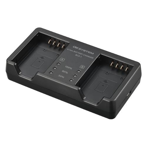 OM System BCX-1 Caricabatterie Dual