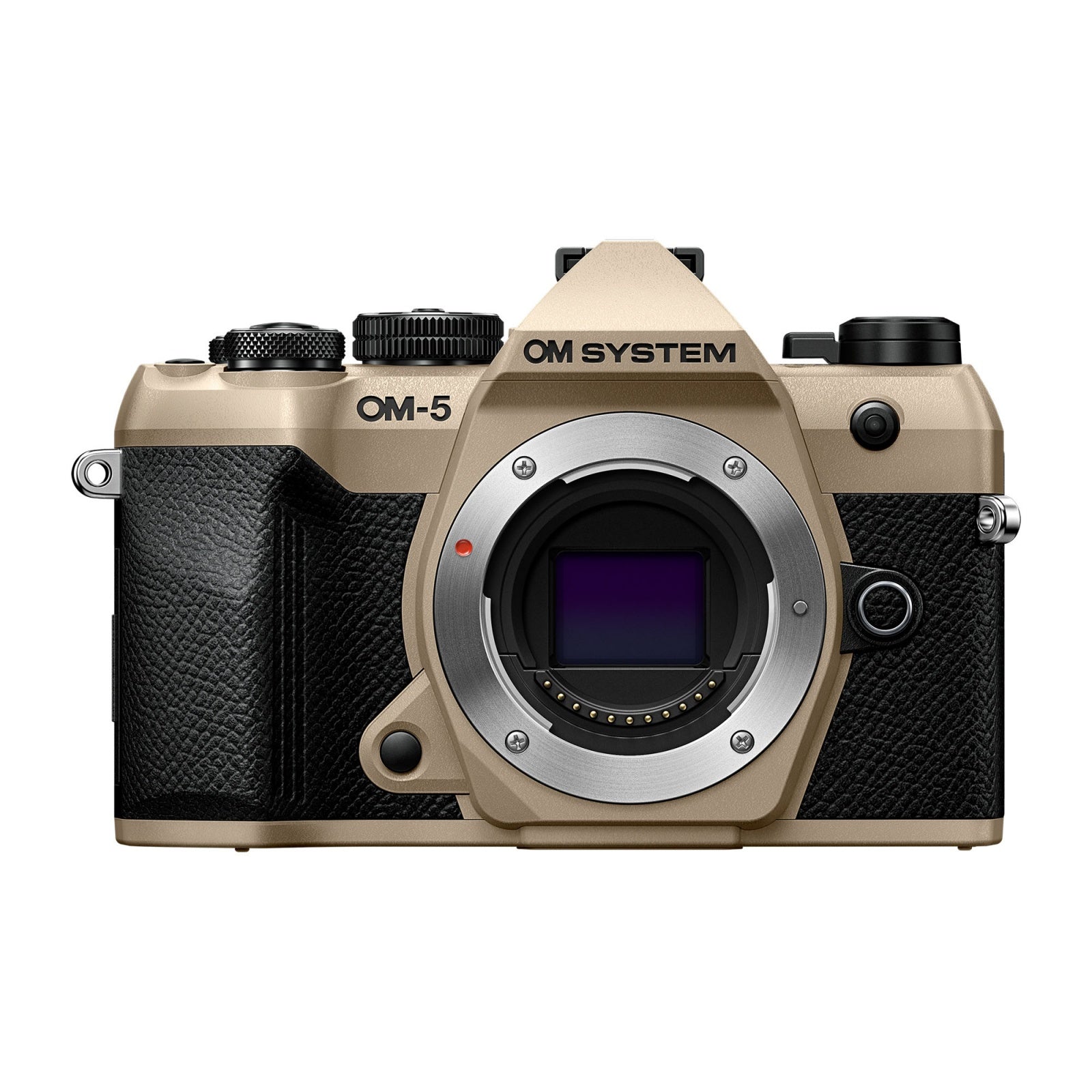 OM System OM-5 Mark II body Sand Beige