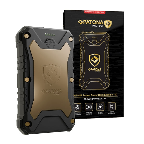 Patona Protect Powerbank Extreme 100 PD65W 27.000mAh Wireless Charger
