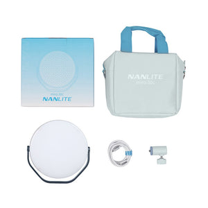 NANLITE miro 30c LED Full-color Round Panel Light (Midnight Blue ...