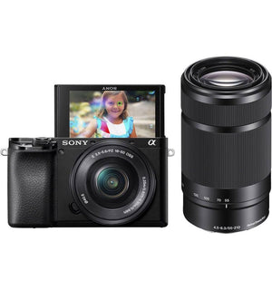 SONY A6100 Kit con 2 objetivos: 16-50mm + 55-210mm | ILCE6100AXB