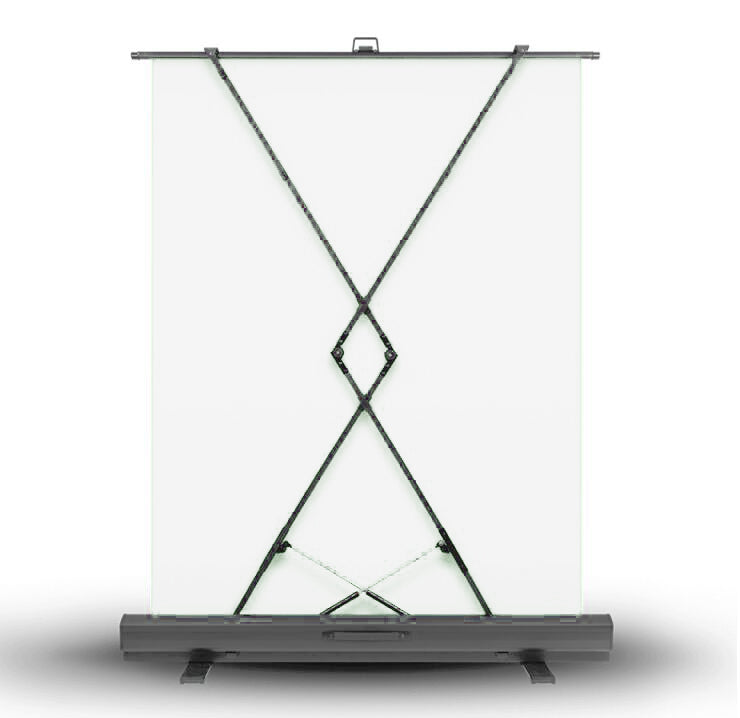 Trux Design Fondale Autoportante di stoffa 2x1.80m Bianco