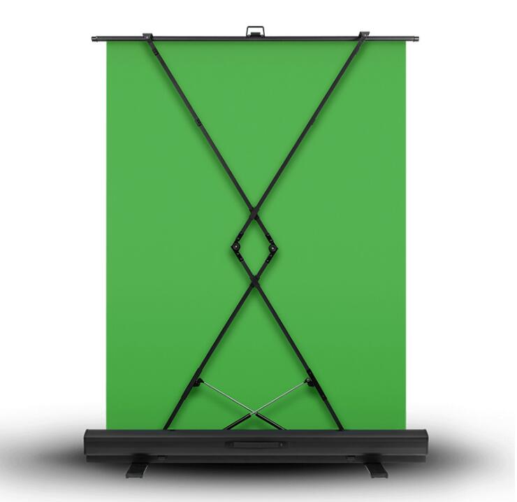 Trux Design Fondale Autoportante di stoffa 2x1.80m Verde