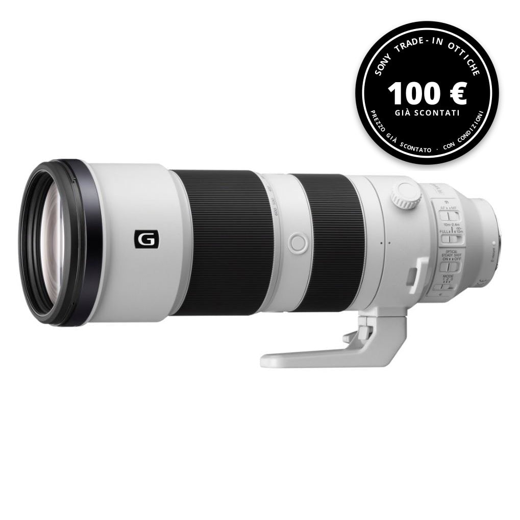 Sony FE 200-600mm f/5.6-6.5 G — Sony Trade-in ottiche