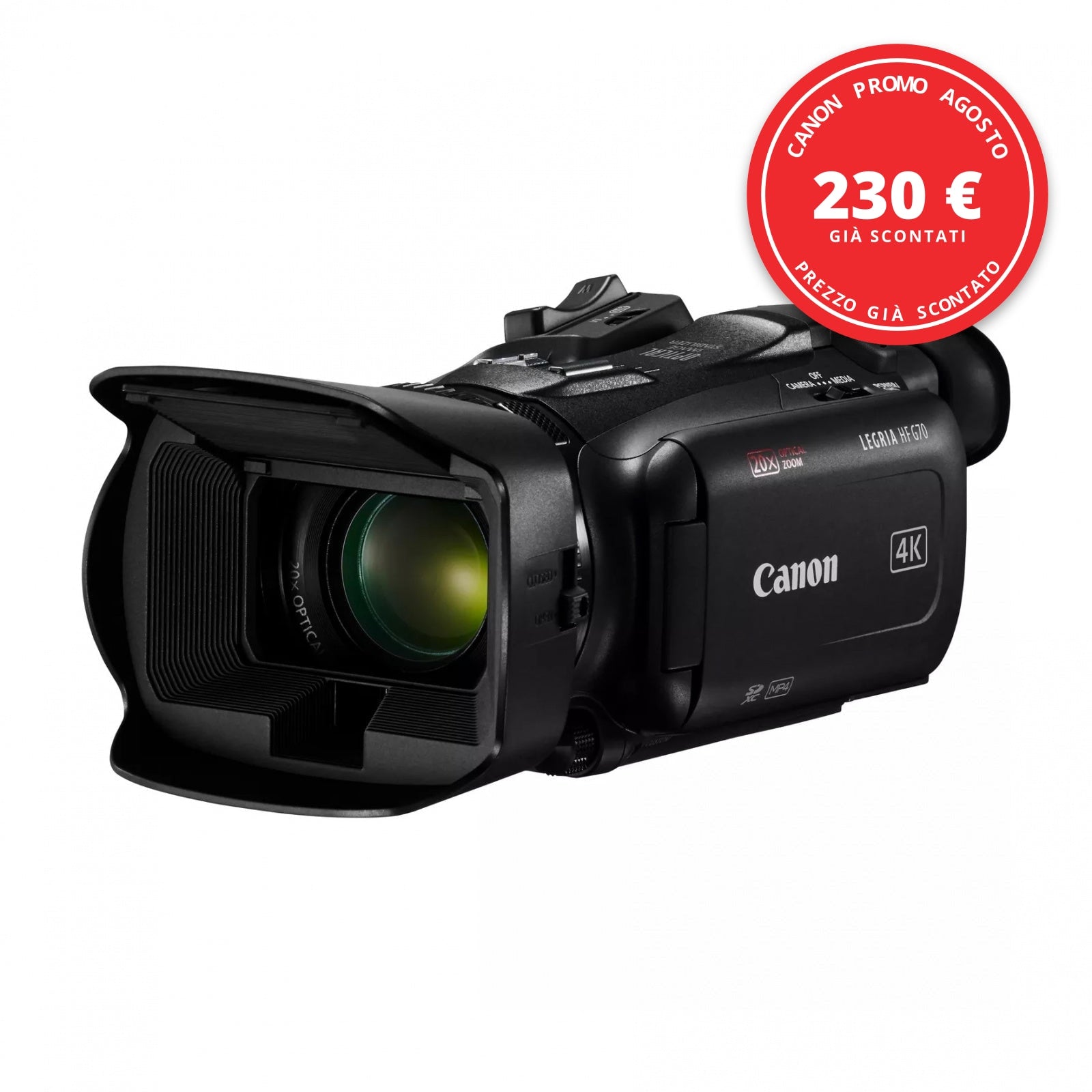 Canon LEGRIA HF-G70 — Canon Promo Agosto