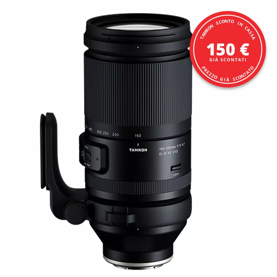Tamron 150-500mm F/5-6.7 Di III VC VXD per Nikon Z — Tamron Sconto in cassa
