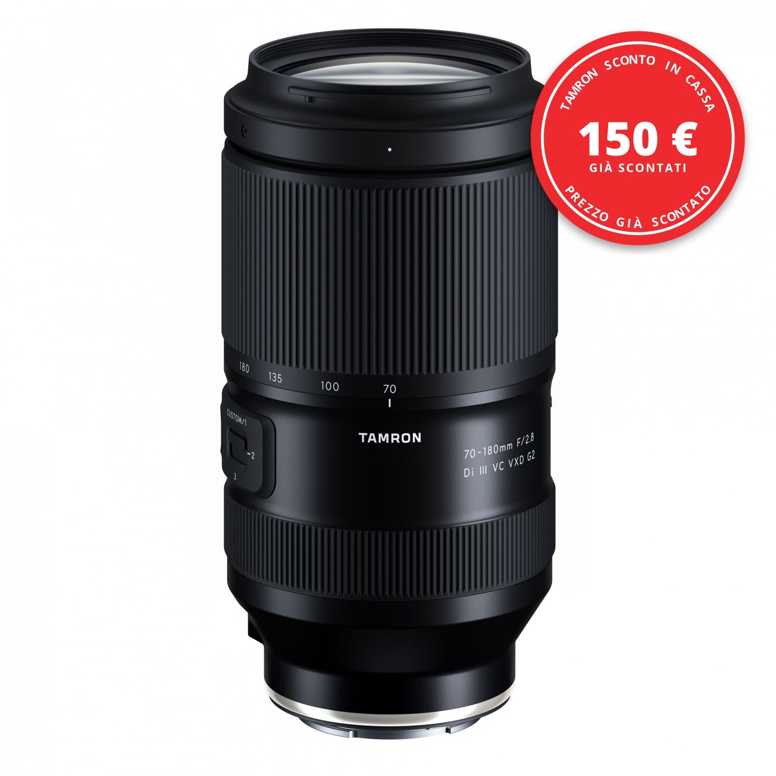 Tamron 70-180mm f/2.8 Di III VC VXD G2 Sony E-Mount — Tamron Sconto in cassa
