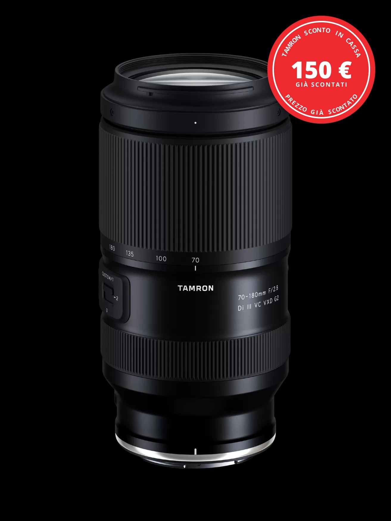 Tamron 70-180mm f/2.8 Di III VC VXD G2 Nikon Z — Tamron Sconto in cassa