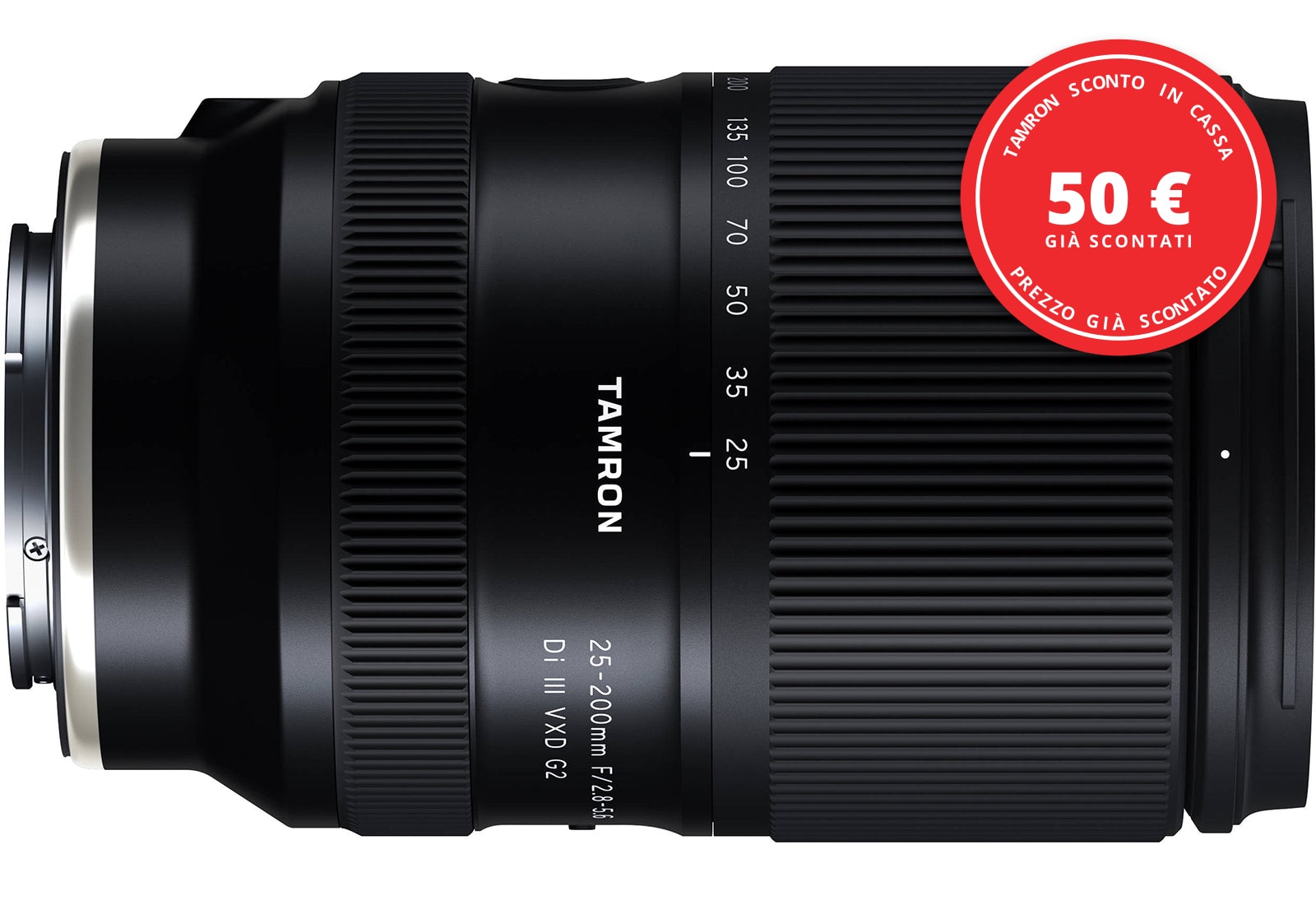 Tamron 25-200mm f/2.8-5.6 Di III VXD G2 Sony E — Tamron Sconto in cassa