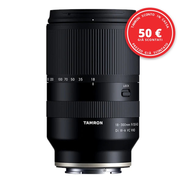 Tamron 18-300mm f/3.5-6.3 Di III-A VC VXD Fuji X — Tamron Sconto in cassa