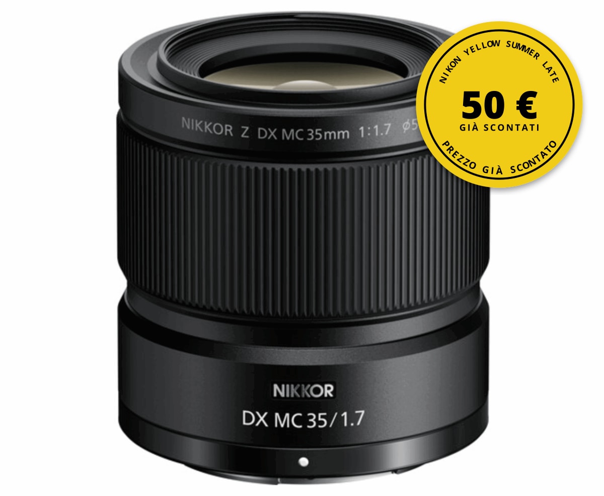 Nikon NIKKOR Z DX MC 35mm f/1.7 — Nikon Yellow Summer Late