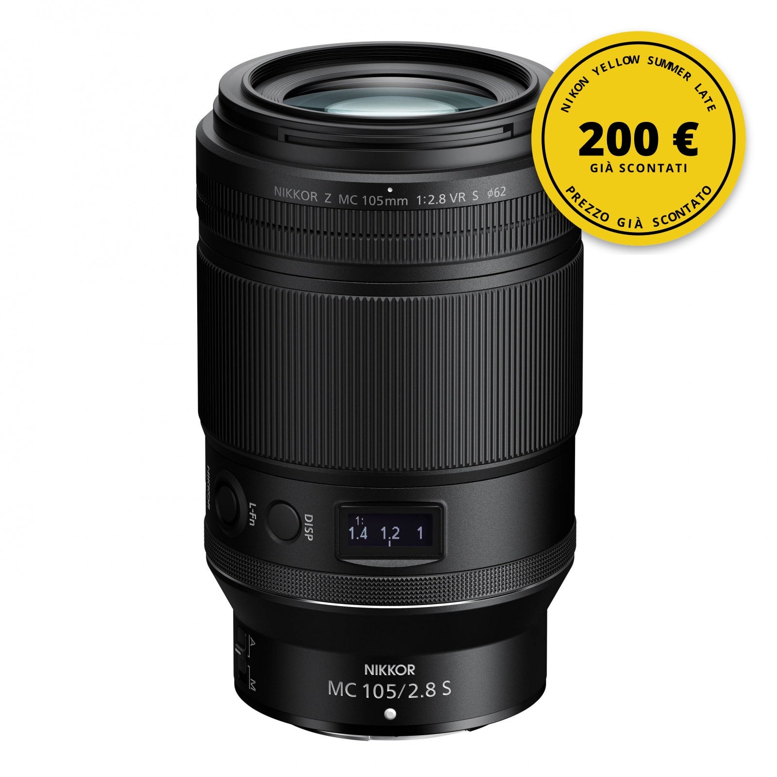 Nikon Nikkor Z MC 105mm f/2.8 VR S — Nikon Yellow Summer Late