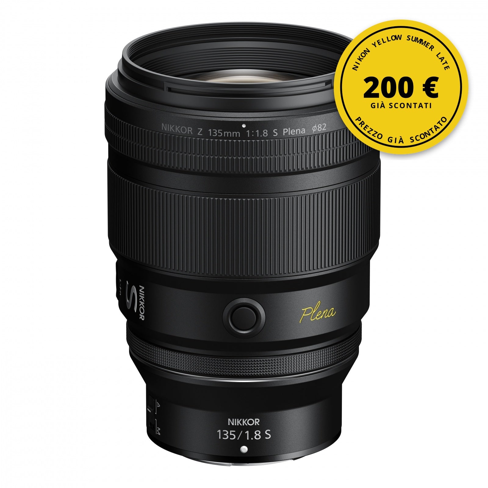 Nikon Nikkor Z 135mm f/1.8 S Plena — Nikon Yellow Summer Late
