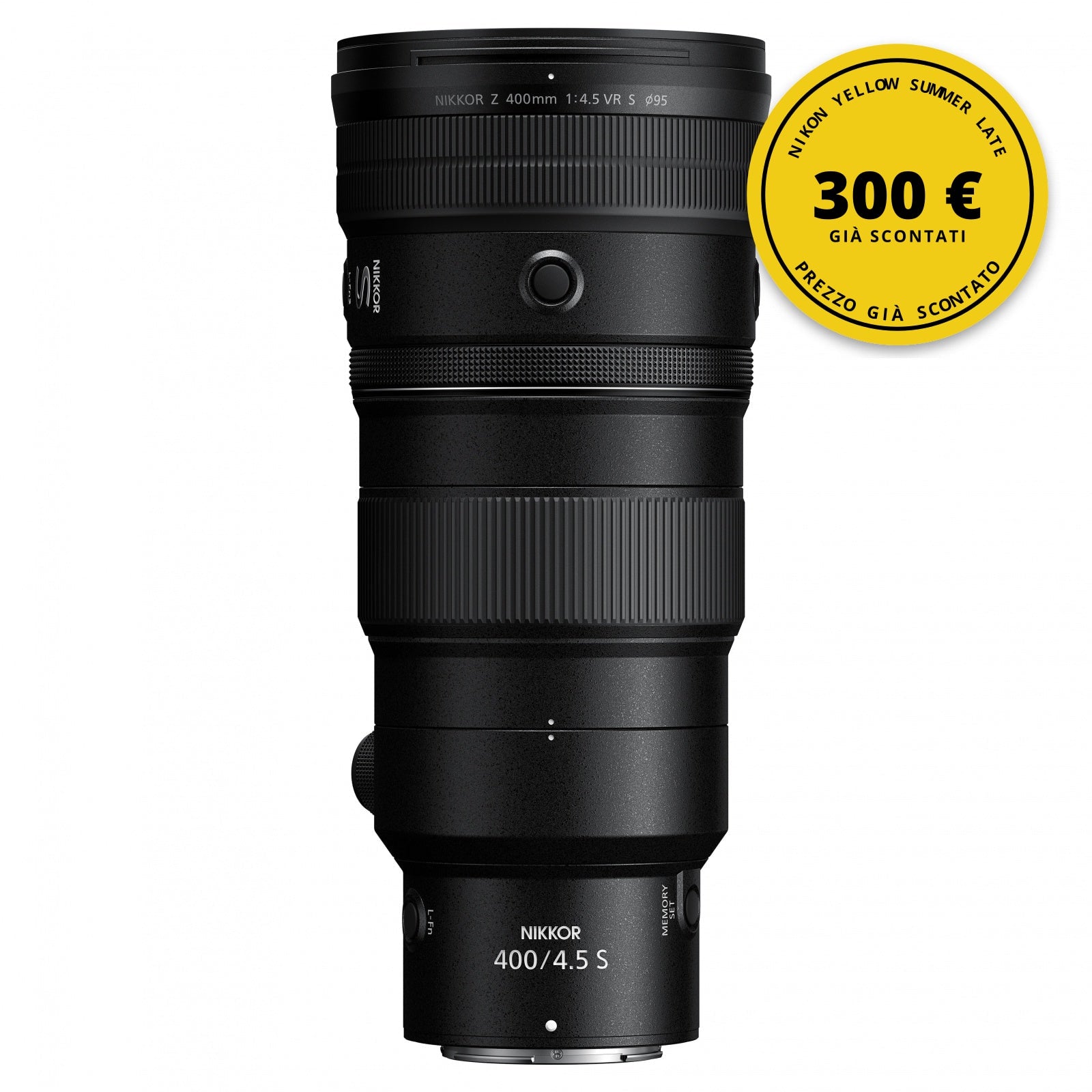 Nikon Nikkor Z 400mm f/4.5 VR S — Nikon Yellow Summer Late
