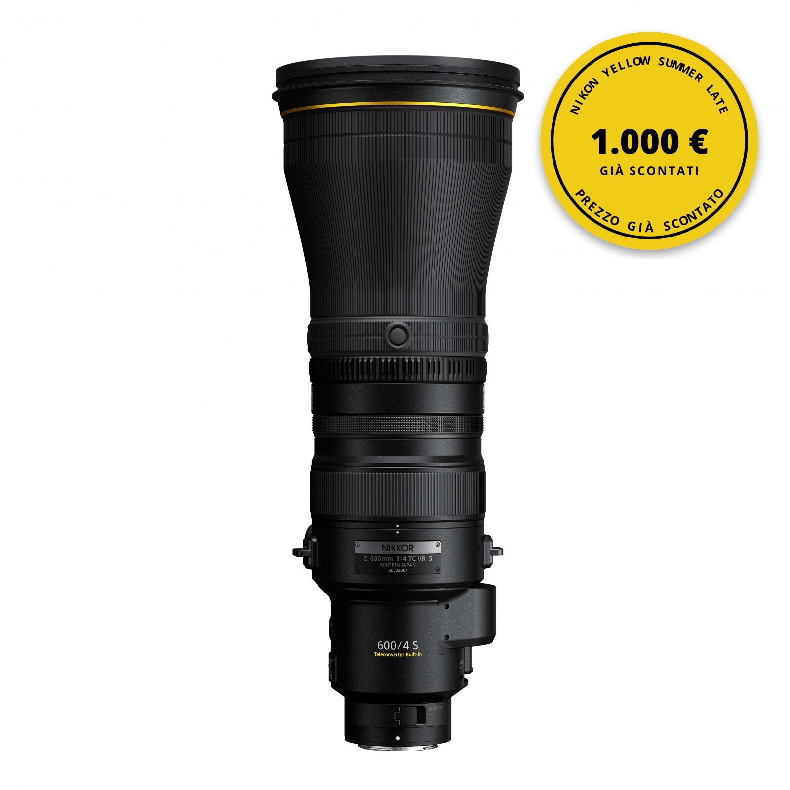 Nikon Nikkor Z 600mm f/4 TC VR S — Nikon Yellow Summer Late