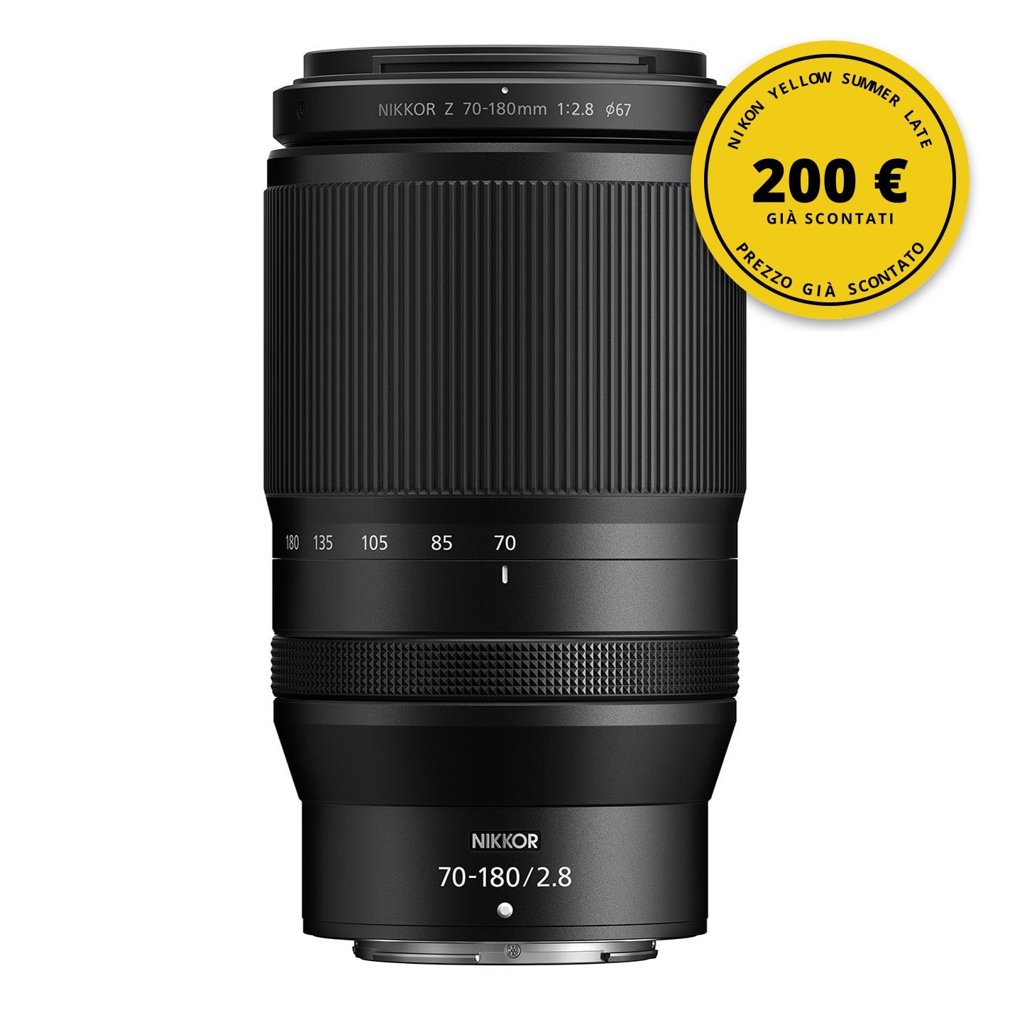 Nikon Nikkor Z 70-180mm f/2.8 — Nikon Yellow Summer Late